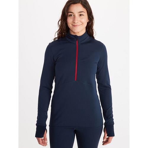 Marmot Polartec Clothes - Womens Baselayers Dark Blue CA3587649 Canada